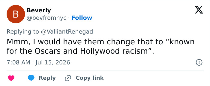 Screenshot of a tweet from user Beverly about Netflix's Gone With The Wind synopsis and fans calling for a boycott. Screenshot of a tweet from user Beverly about Netflix's Gone With The Wind synopsis and fans calling for a boycott.