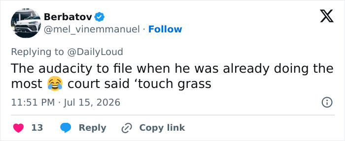 Tweet by @mel_vinemmanuel, The audacity to file when he was already doing the most, about the viral child support case. Tweet by @mel_vinemmanuel, The audacity to file when he was already doing the most, about the viral child support case.