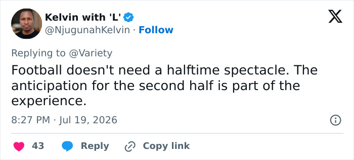 "Completely Unnecessary": FIFA’s Ambitious World Cup Halftime Show Leaves Fans Cringing "Completely Unnecessary": FIFA’s Ambitious World Cup Halftime Show Leaves Fans Cringing