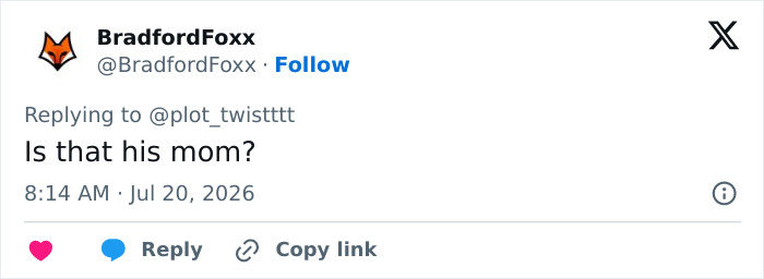 Tweet mocking Kylie Jenner and Timothée Chalamet's World Cup appearance, asking if she's his mom. Tweet mocking Kylie Jenner and Timothée Chalamet's World Cup appearance, asking if she's his mom.