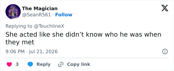 Screenshot of a tweet by The Magician about Lamine Yamal's girlfriend's insulting comments resurfacing. Screenshot of a tweet by The Magician about Lamine Yamal's girlfriend's insulting comments resurfacing.