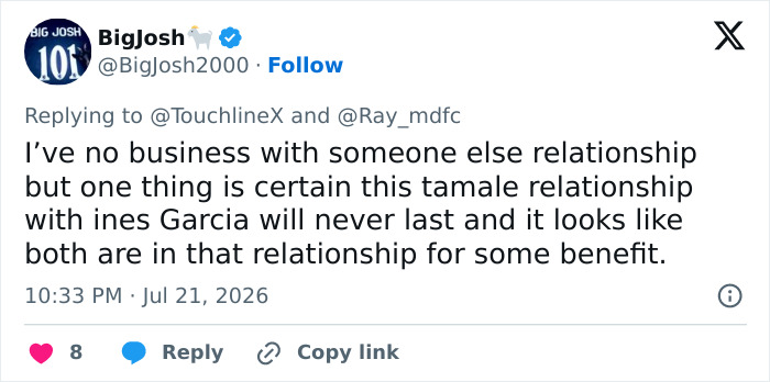 A tweet about Lamine Yamal's girlfriend and relationship comments resurface after final win. A tweet about Lamine Yamal's girlfriend and relationship comments resurface after final win.