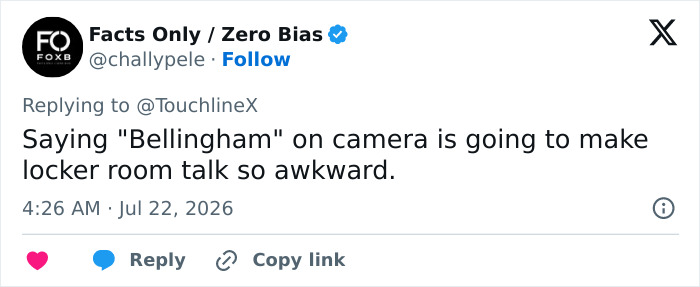 Screenshot of a tweet discussing Lamine Yamal's girlfriend's insulting comments about him and locker room talk. Screenshot of a tweet discussing Lamine Yamal's girlfriend's insulting comments about him and locker room talk.
