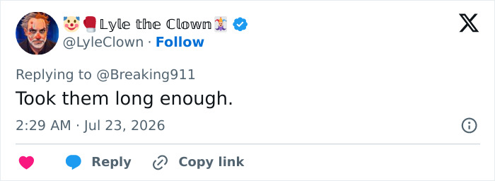 A Twitter post from Lyle the Clown, commenting on the Pan Am plane crash in 1952 and its discovery. A Twitter post from Lyle the Clown, commenting on the Pan Am plane crash in 1952 and its discovery.