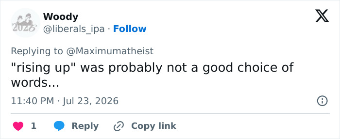 Twitter replies making fun of wording choice related to men-only gyms for Christian men.