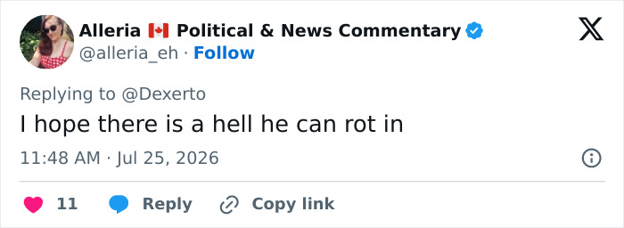 Screenshot of a tweet by Alleria expressing outrage about the influencer fatally attacked by her husband. Screenshot of a tweet by Alleria expressing outrage about the influencer fatally attacked by her husband.