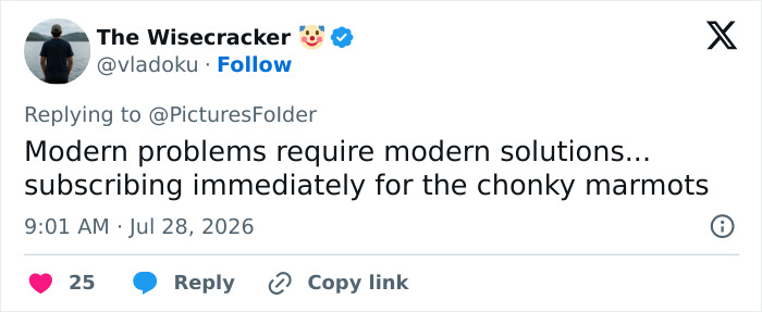 Screenshot of a social media post supporting a professor's method to fund marmot studies with modern solutions. Screenshot of a social media post supporting a professor's method to fund marmot studies with modern solutions.