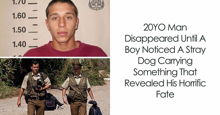 20YO Man Disappeared Until A Boy Noticed A Stray Dog Carrying Something That Revealed His Horrific Fate