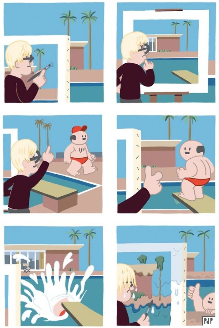 23 New Wordless Comics That Take A Very Dark Turn Just When You Least Expect It