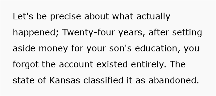A mom tracks down her son's long-lost $6K. Her son's education money was forgotten for twenty-four years. A mom tracks down her son's long-lost $6K. Her son's education money was forgotten for twenty-four years.