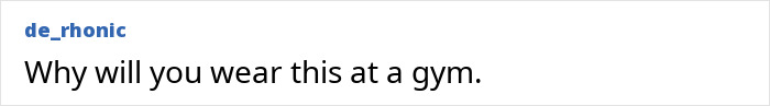 Netizens comment on an influencer's workout in a bikini, questioning her gym attire.