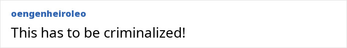 An online comment from 'oengenheiroleo' stating 'This has to be criminalized!' on the actress's past transformation. An online comment from 'oengenheiroleo' stating 'This has to be criminalized!' on the actress's past transformation.