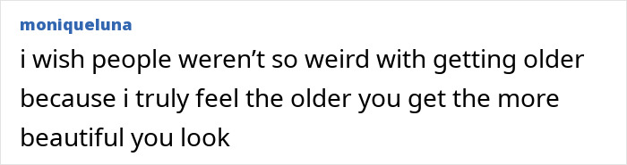 A comment about embracing aging gracefully. The model gets married at 61, her wedding photos go viral.