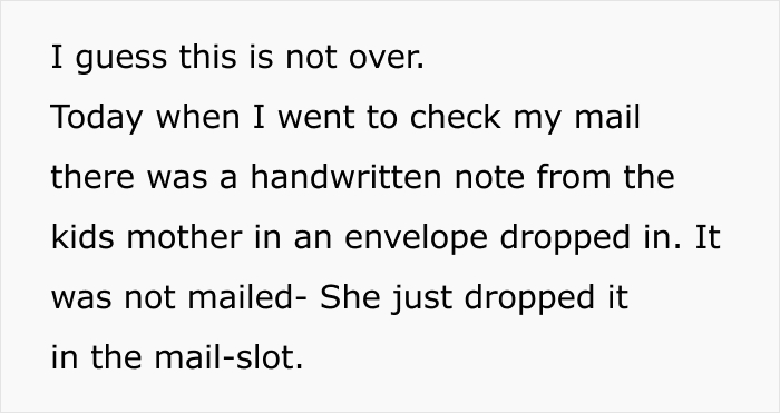 A woman faces a dog owner's nightmare, receiving a note from neighbor's parents after a difficult incident. A woman faces a dog owner's nightmare, receiving a note from neighbor's parents after a difficult incident.