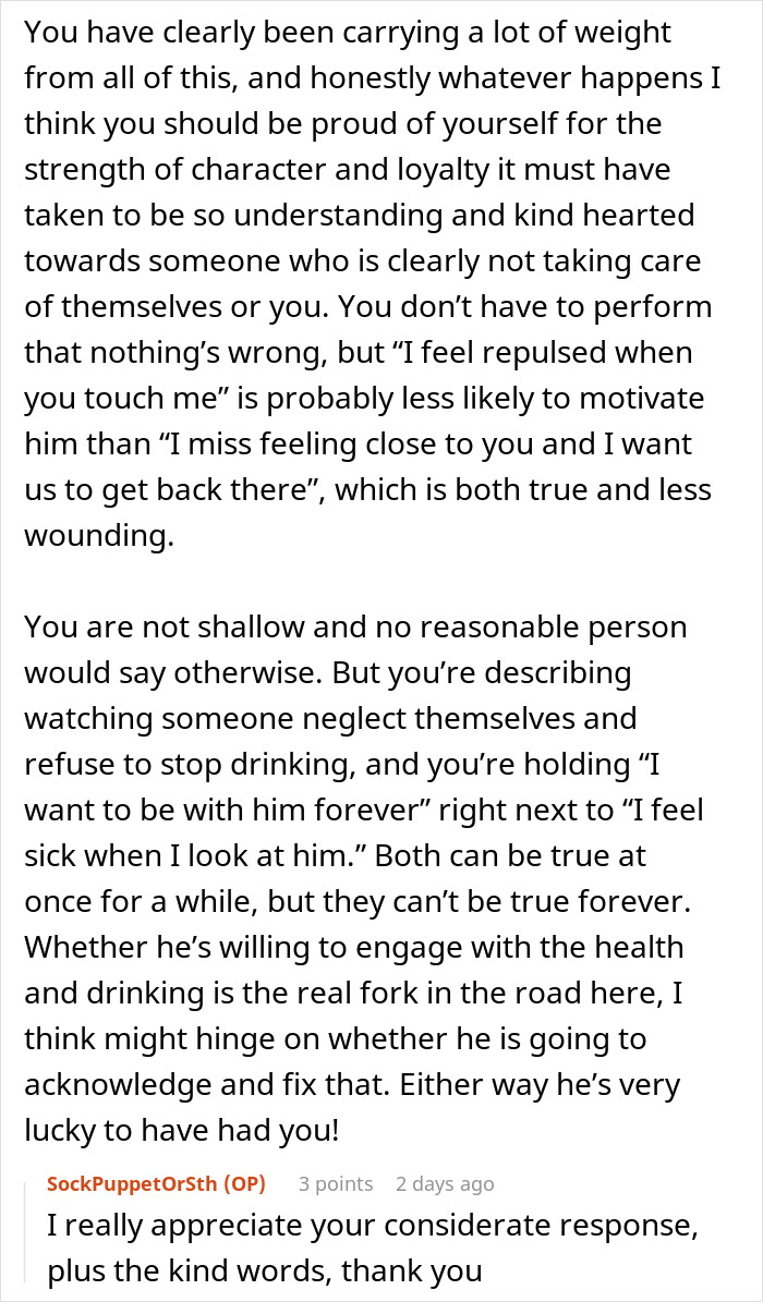 Woman Opens Up About Being Repulsed By Boyfriend, Gets A Reality Check From The Internet Woman Opens Up About Being Repulsed By Boyfriend, Gets A Reality Check From The Internet