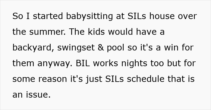 Man kicks mom out of home: Babysitting at SILs house over the summer, kids have backyard, swingset & pool. Man kicks mom out of home: Babysitting at SILs house over the summer, kids have backyard, swingset & pool.