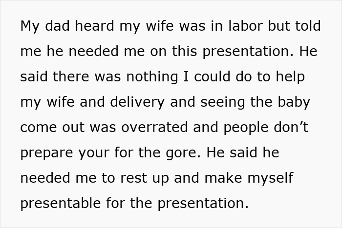 Husband complains about wife squeezing his hand too hard during labor, leaves to get some rest. Husband complains about wife squeezing his hand too hard during labor, leaves to get some rest.