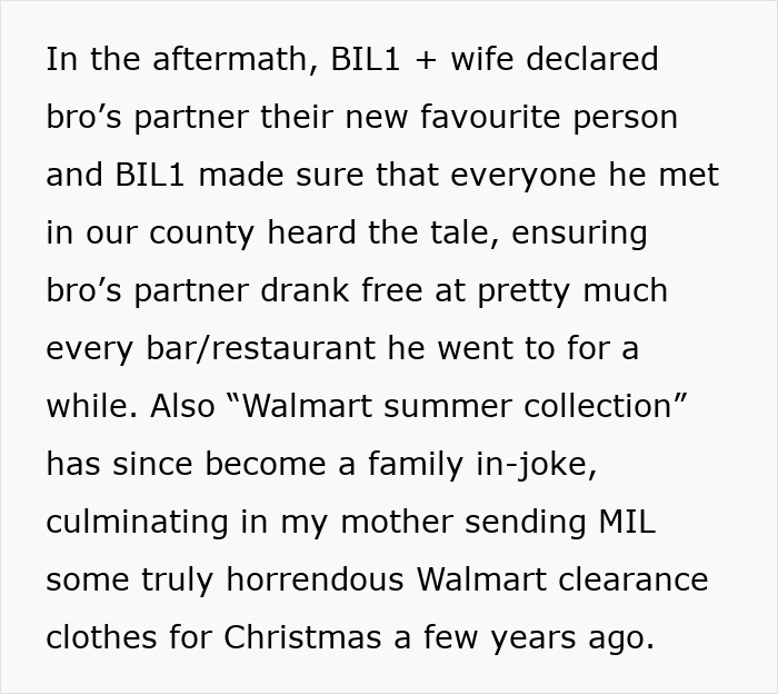 Groom's Mom loses it over his bride's gay brother and gets entire family banned from the wedding.