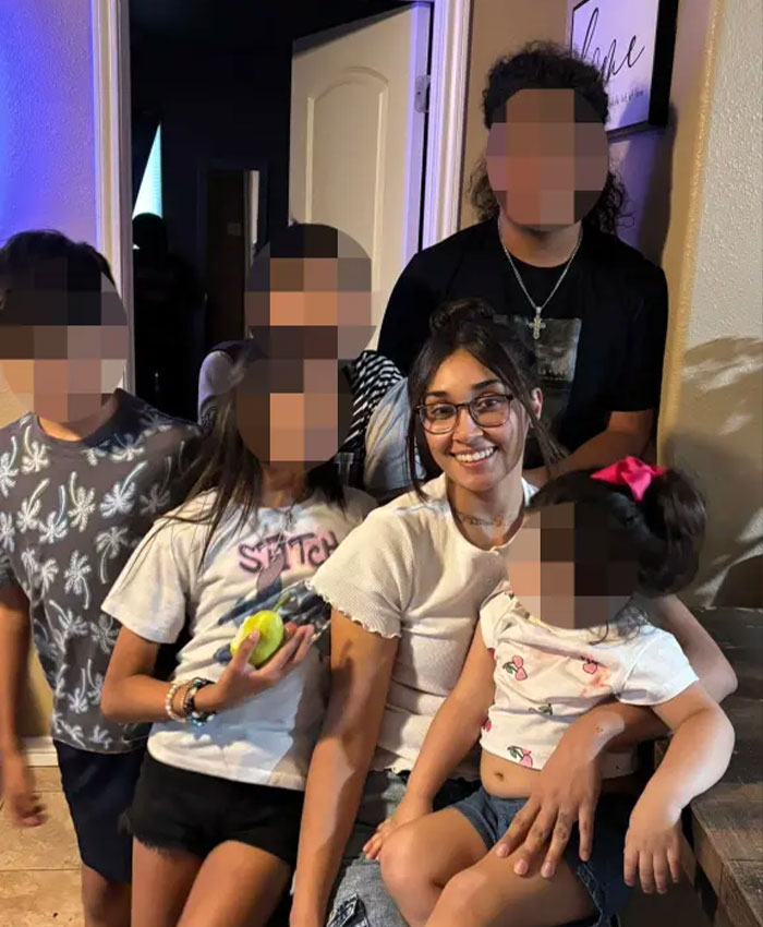 Mom-Of-Five with her children, including her smiling sisters. She fought to survive a brutal attack, her final moments chilling.