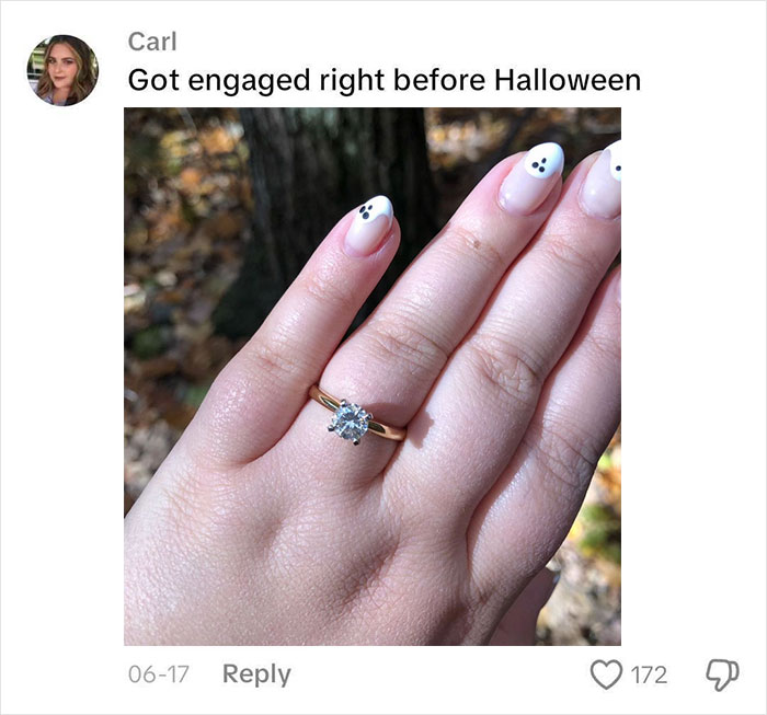 Woman Gets Engaged While Having Hot Dog Nails, Others Share Their Manicures To Make Her Feel Less Alone Woman Gets Engaged While Having Hot Dog Nails, Others Share Their Manicures To Make Her Feel Less Alone