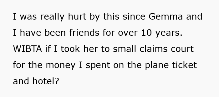 Woman Skips Best Friend's Wedding, Says It's Because She Wanted A Honeymoon, The Real Reason Is Much Worse