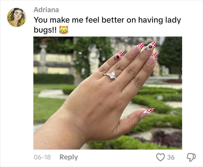 Woman Gets Engaged While Having Hot Dog Nails, Others Share Their Manicures To Make Her Feel Less Alone Woman Gets Engaged While Having Hot Dog Nails, Others Share Their Manicures To Make Her Feel Less Alone