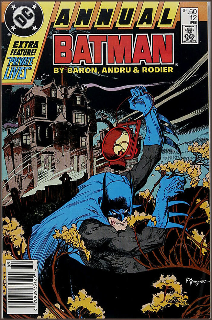 An old Batman comic book cover, a random and fascinating thing you probably didn't know about the world.