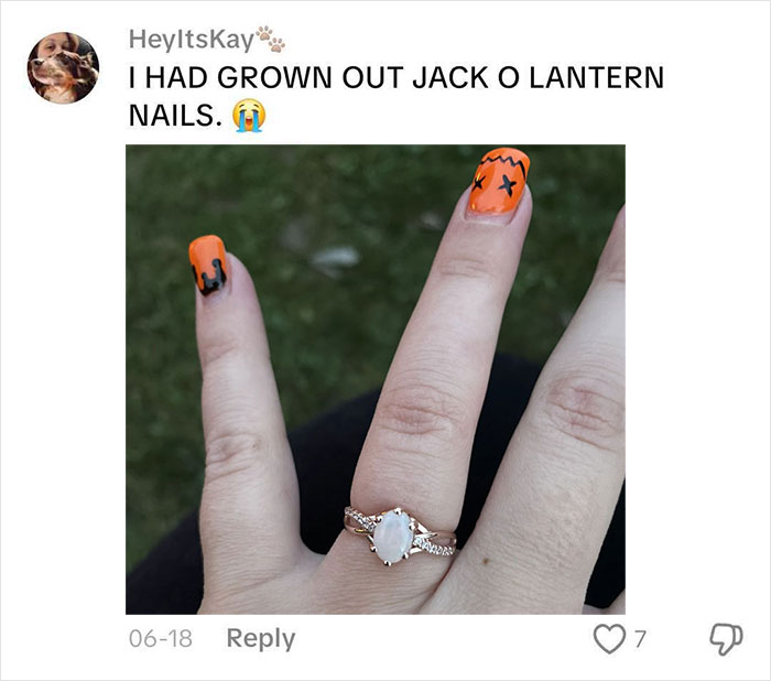 Woman Gets Engaged While Having Hot Dog Nails, Others Share Their Manicures To Make Her Feel Less Alone Woman Gets Engaged While Having Hot Dog Nails, Others Share Their Manicures To Make Her Feel Less Alone