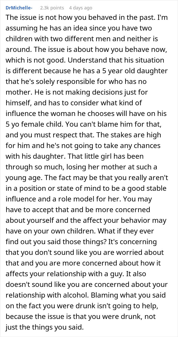 Widower Ends Relationship With Mom Of Two After Seeing A Different Side Of Her At A Work Party Widower Ends Relationship With Mom Of Two After Seeing A Different Side Of Her At A Work Party
