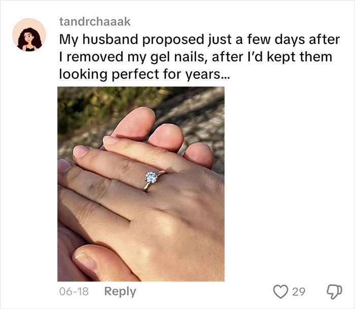 Woman Gets Engaged While Having Hot Dog Nails, Others Share Their Manicures To Make Her Feel Less Alone Woman Gets Engaged While Having Hot Dog Nails, Others Share Their Manicures To Make Her Feel Less Alone