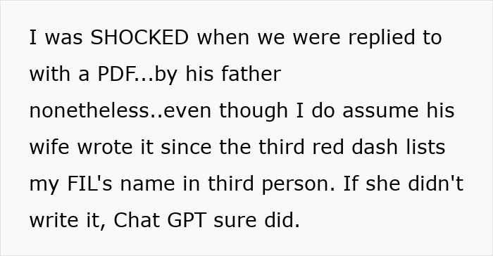 Mom tracks down son's long-lost $6K. Text: shocked by PDF reply from son's father, possibly AI-generated. Mom tracks down son's long-lost $6K. Text: shocked by PDF reply from son's father, possibly AI-generated.
