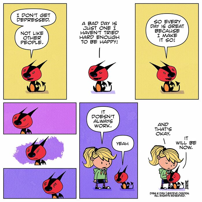 This Girl And Her Tiny "Dragon" Keep Turning Everyday Moments Into Clever And Heartwarming Comics (25 Pics)