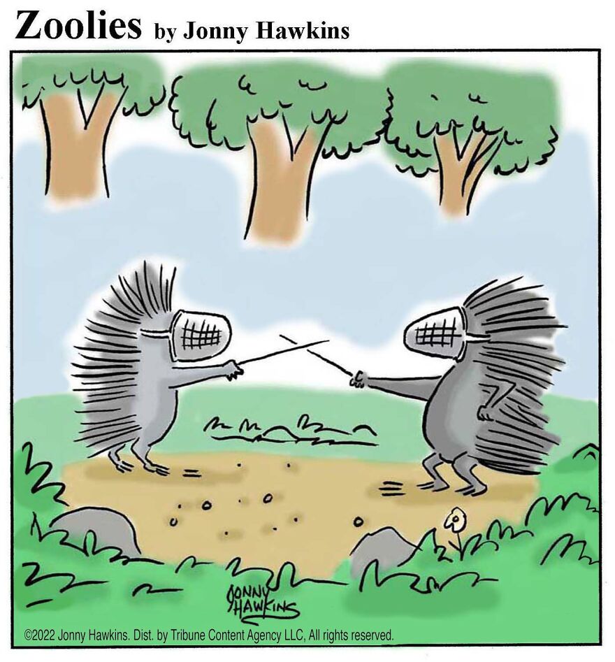 Dualing Porcupines