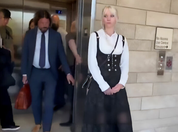 The Minnesota mom involved in a racial slur incident with a Black autistic child, at a court appearance. The Minnesota mom involved in a racial slur incident with a Black autistic child, at a court appearance.