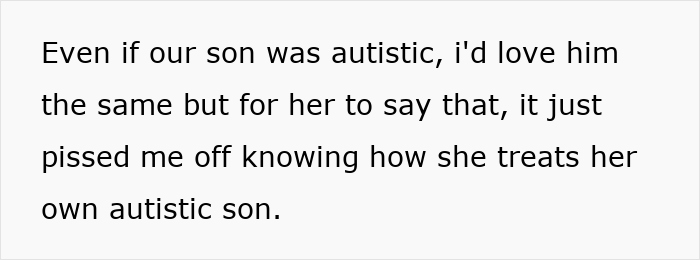 Evil Grandma Hopes Couple Has Severely Autistic Child Just Like Hers, Wants Them In Same Boat