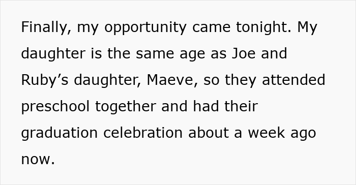 The author's daughter attends preschool graduation with the serial cheater's secret kid, Maeve. The author's daughter attends preschool graduation with the serial cheater's secret kid, Maeve.