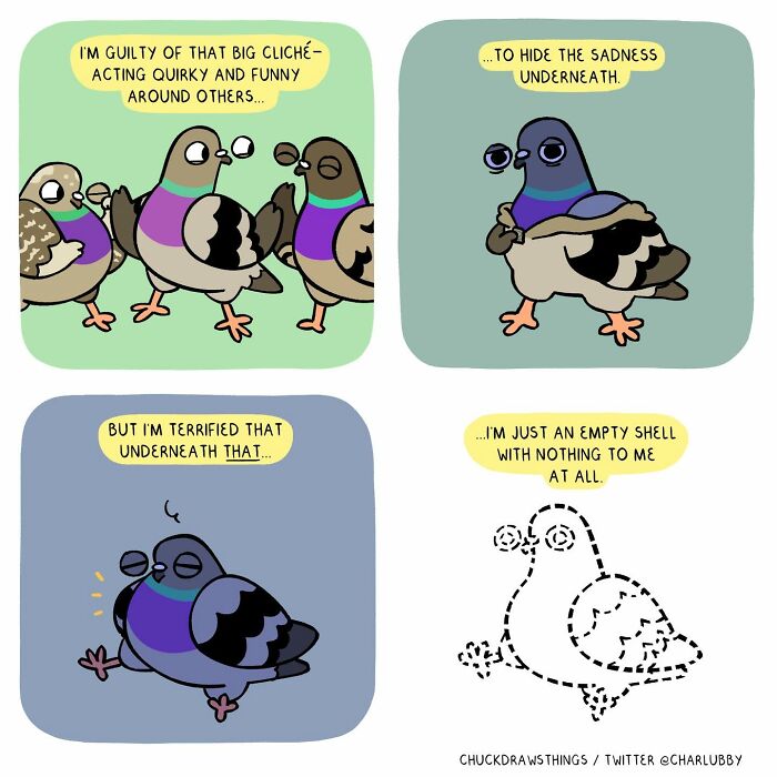 50 New Comics That Perfectly Capture What Anxiety Feels Like, Starring An Unexpected Hero: A Pigeon