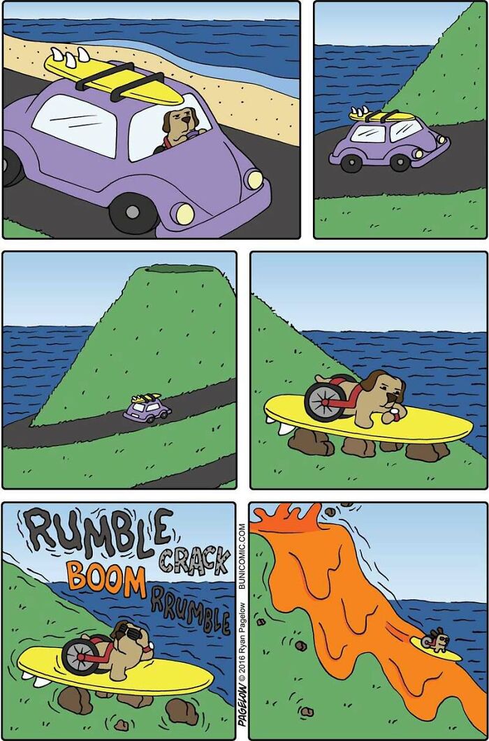 This Grumpy Dog In A Wheelchair Quietly Became One Of The Best Characters In Ryan Pagelow’s Buni Comics (34 Pics)