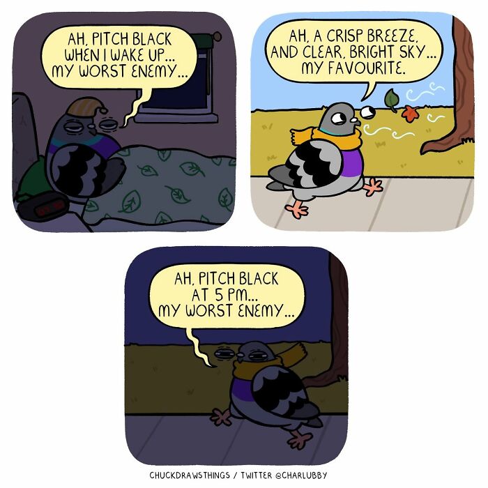 50 New Comics That Perfectly Capture What Anxiety Feels Like, Starring An Unexpected Hero: A Pigeon