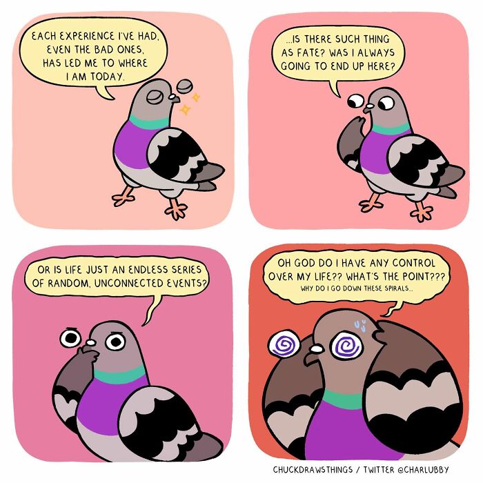 50 New Comics That Perfectly Capture What Anxiety Feels Like, Starring An Unexpected Hero: A Pigeon