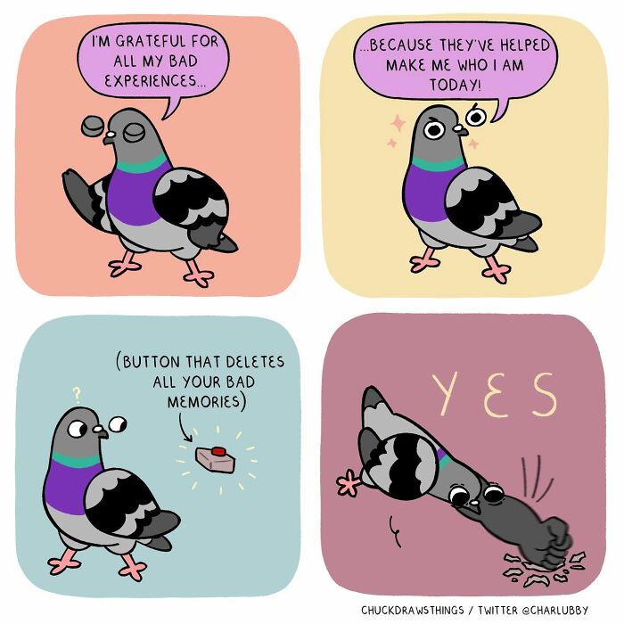 50 New Comics That Perfectly Capture What Anxiety Feels Like, Starring An Unexpected Hero: A Pigeon