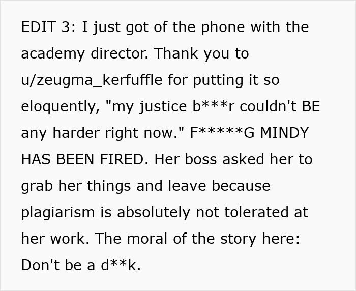 The Internet gives advice that solves everything as Mindy has been fired for using her older friend.