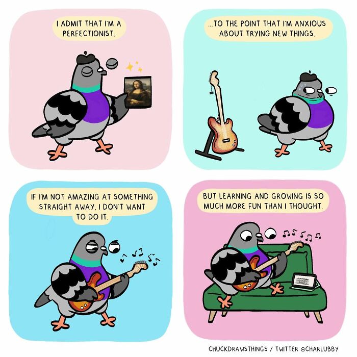 50 New Comics That Perfectly Capture What Anxiety Feels Like, Starring An Unexpected Hero: A Pigeon