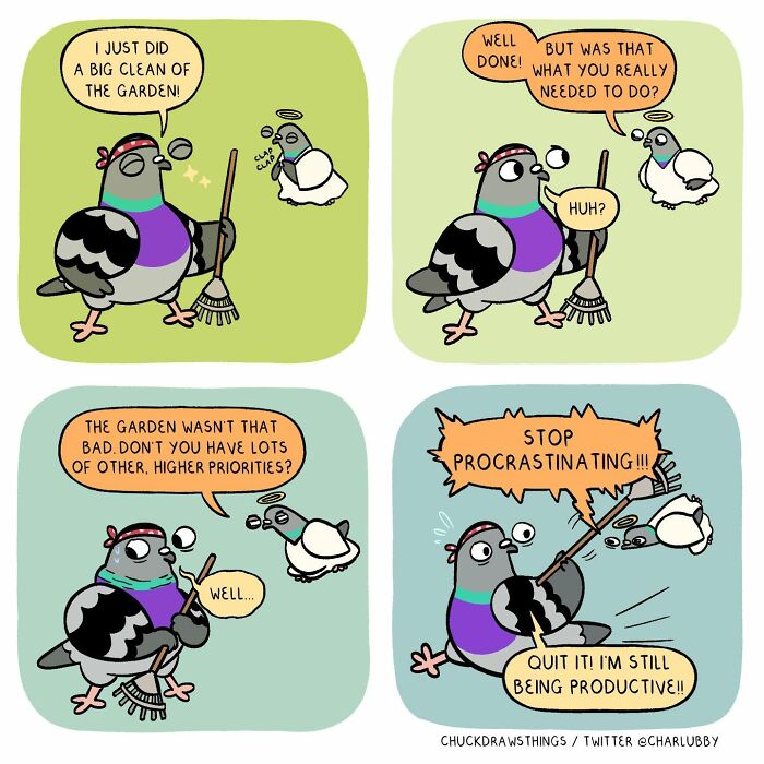 50 New Comics That Perfectly Capture What Anxiety Feels Like, Starring An Unexpected Hero: A Pigeon