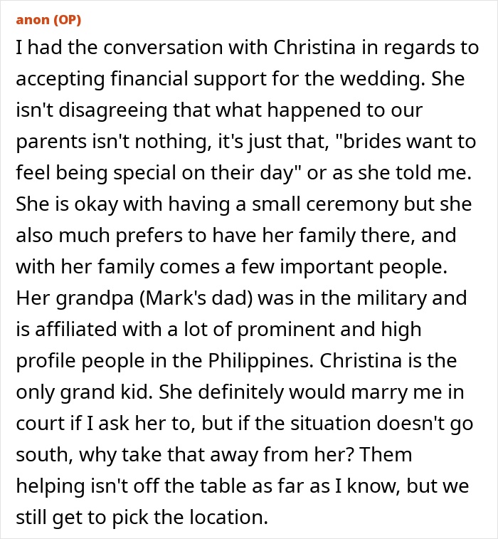 Man Shows A Photo Of His Parents To His Future In-Laws And His Wedding Almost Gets Canceled Man Shows A Photo Of His Parents To His Future In-Laws And His Wedding Almost Gets Canceled