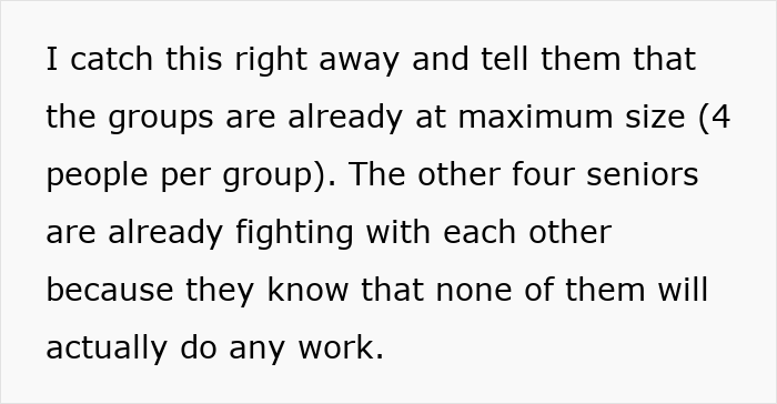 Lazy Seniors Force Classmates To Do All The Work, Teacher's Trap Blows Up In Their Faces Lazy Seniors Force Classmates To Do All The Work, Teacher's Trap Blows Up In Their Faces