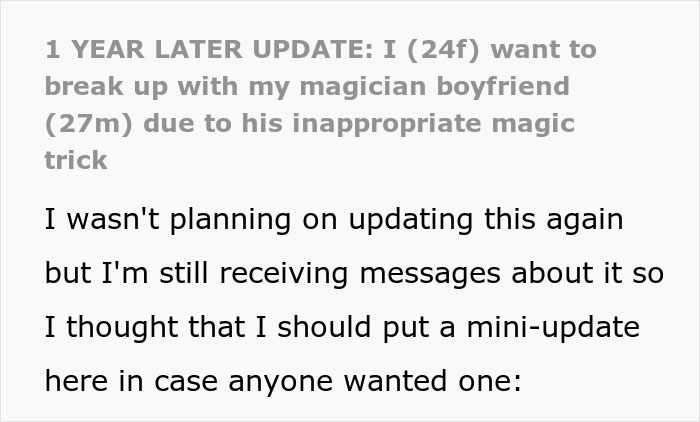 Magician Boyfriend Keeps Making Things Disappear, But One Final Trick Makes His Relationship Vanish