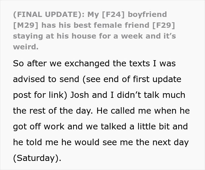 Woman Is Uncomfortable With Boyfriend's Female Best Friend, Finds Out They're Much More Than That Woman Is Uncomfortable With Boyfriend's Female Best Friend, Finds Out They're Much More Than That
