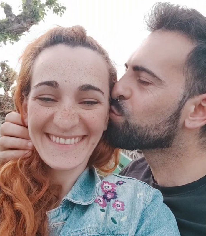 Smiling half-siblings share a tender kiss, sparking controversy over their right to marry and have children together. Smiling half-siblings share a tender kiss, sparking controversy over their right to marry and have children together.