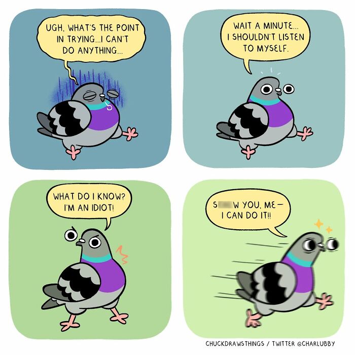 50 New Comics That Perfectly Capture What Anxiety Feels Like, Starring An Unexpected Hero: A Pigeon